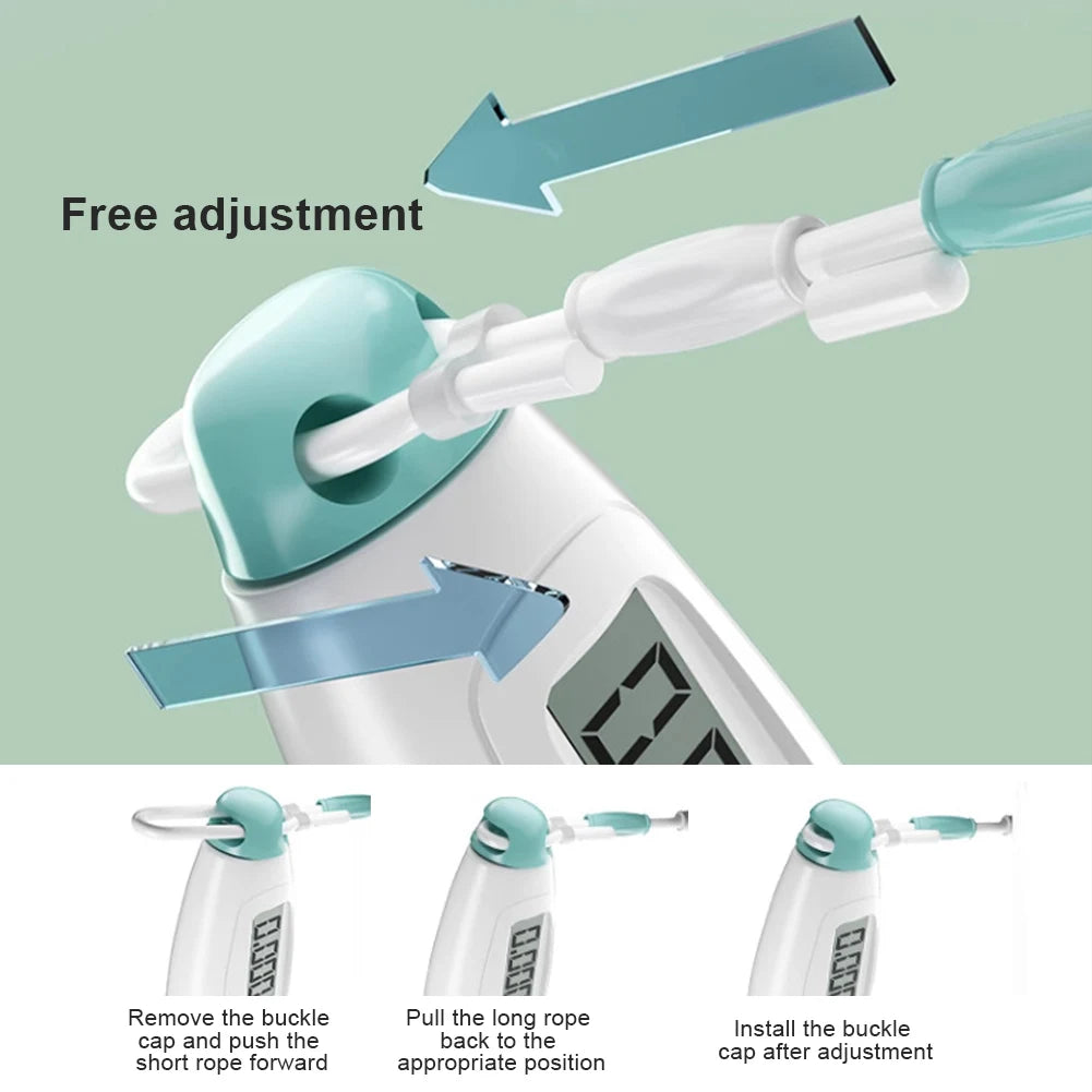 Beaded Jump Rope adjustable Segmented Skipping Rope Counter