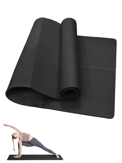 Yoga Mat Non-Slip Pilates & Fitness Exercise Pad - hayfa