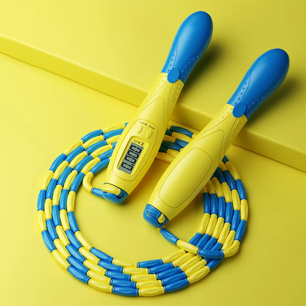 Beaded Jump Rope adjustable Segmented Skipping Rope Counter