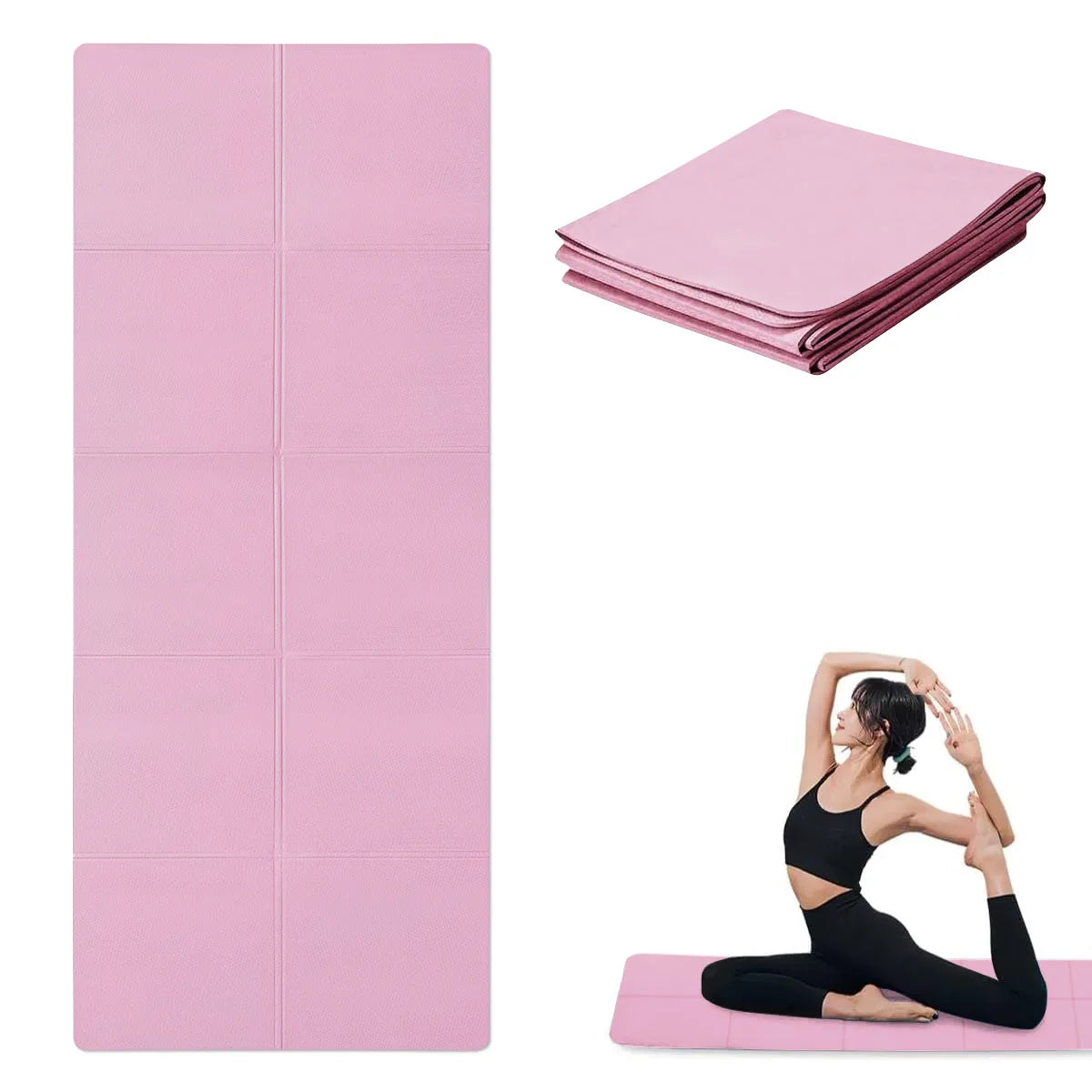 Yoga Mat Non-Slip Pilates & Fitness Exercise Pad