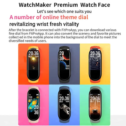 M6 Smart Watch MultiFunction Fitness Tracker for Men & Women