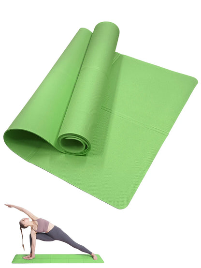 Yoga Mat Non-Slip Pilates & Fitness Exercise Pad - hayfa