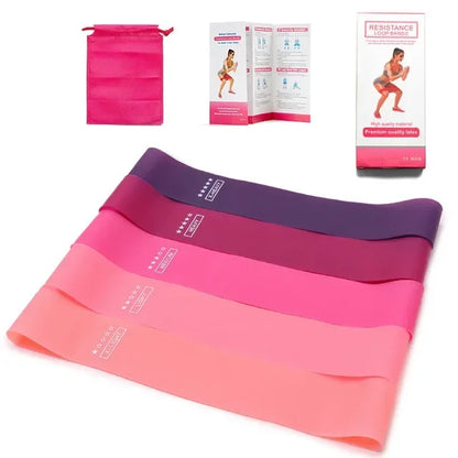 Portable Resistance Bands Yoga Pilates Strength Training Set