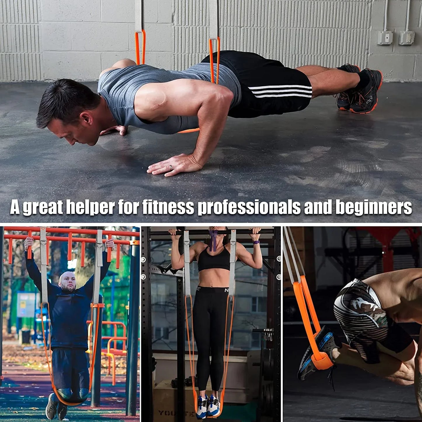 Pull-Up Assistance Bands Set Resistance Straps for Training